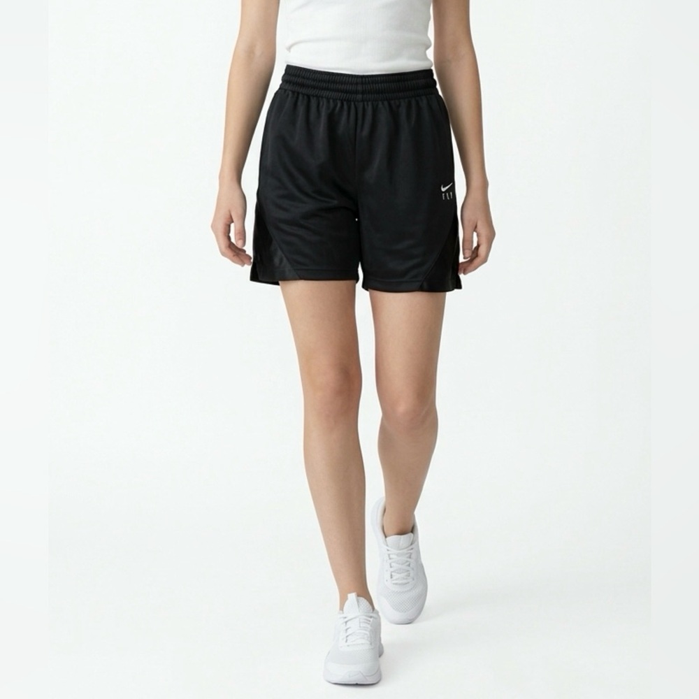 Nike Women's Dri-FIT ISoFly Basketball Shorts Black White